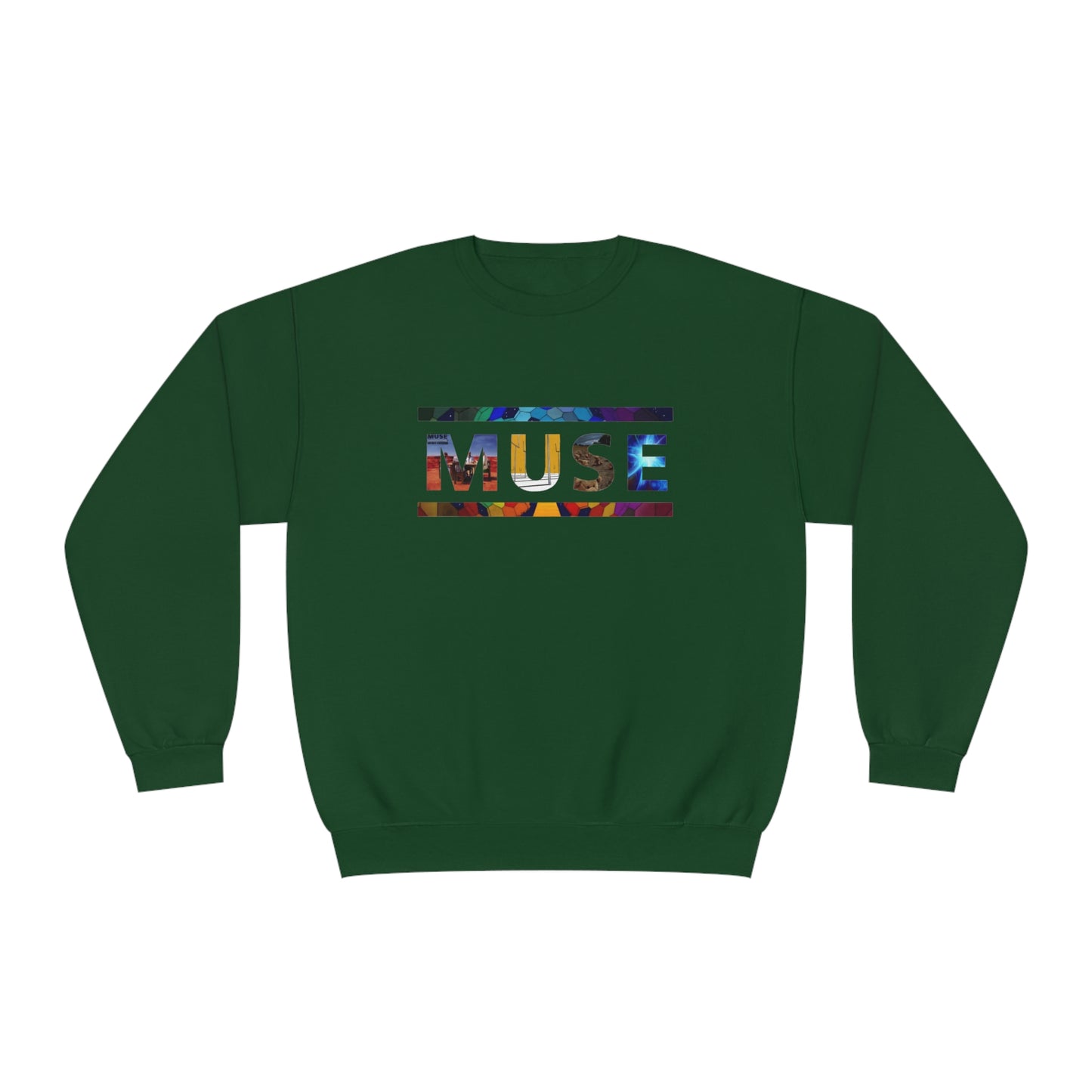 Muse Album Art Letters Unisex NuBlend Crewneck Sweatshirt