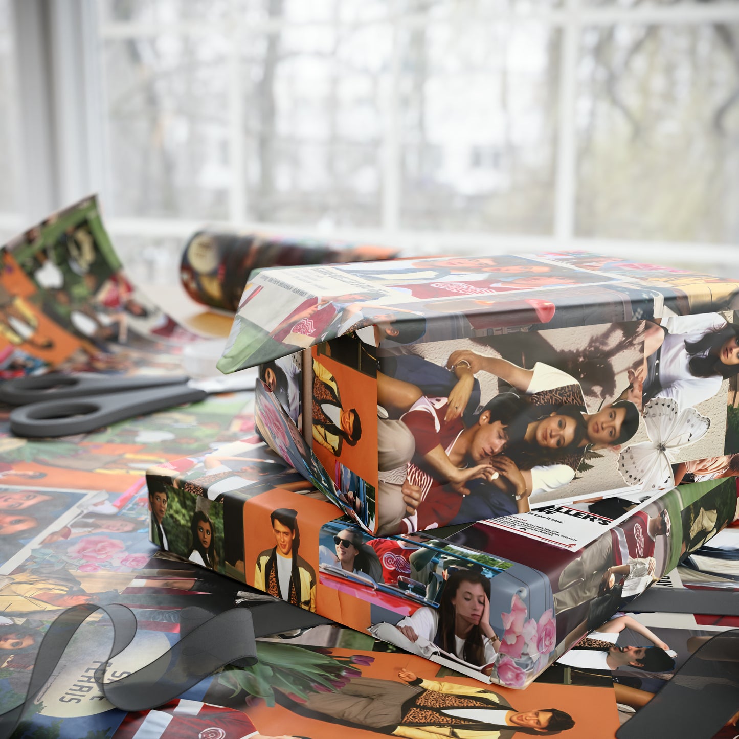 Ferris Bueller's Day Off Movie Montage Gift Wrapping Paper