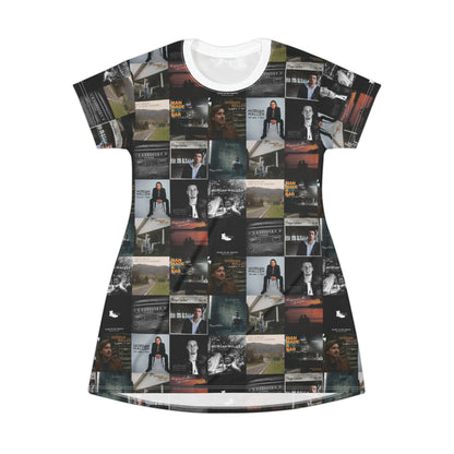 Morgan Wallen Album Cover Collage T-Shirt Dress