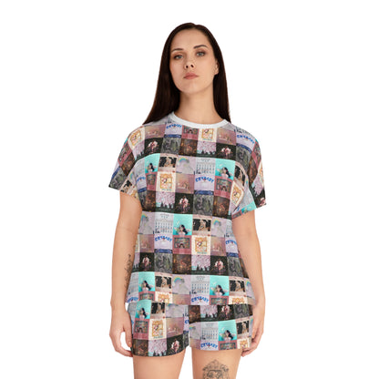 Melanie Martinez Album Art Collage Women's Short Pajama Set