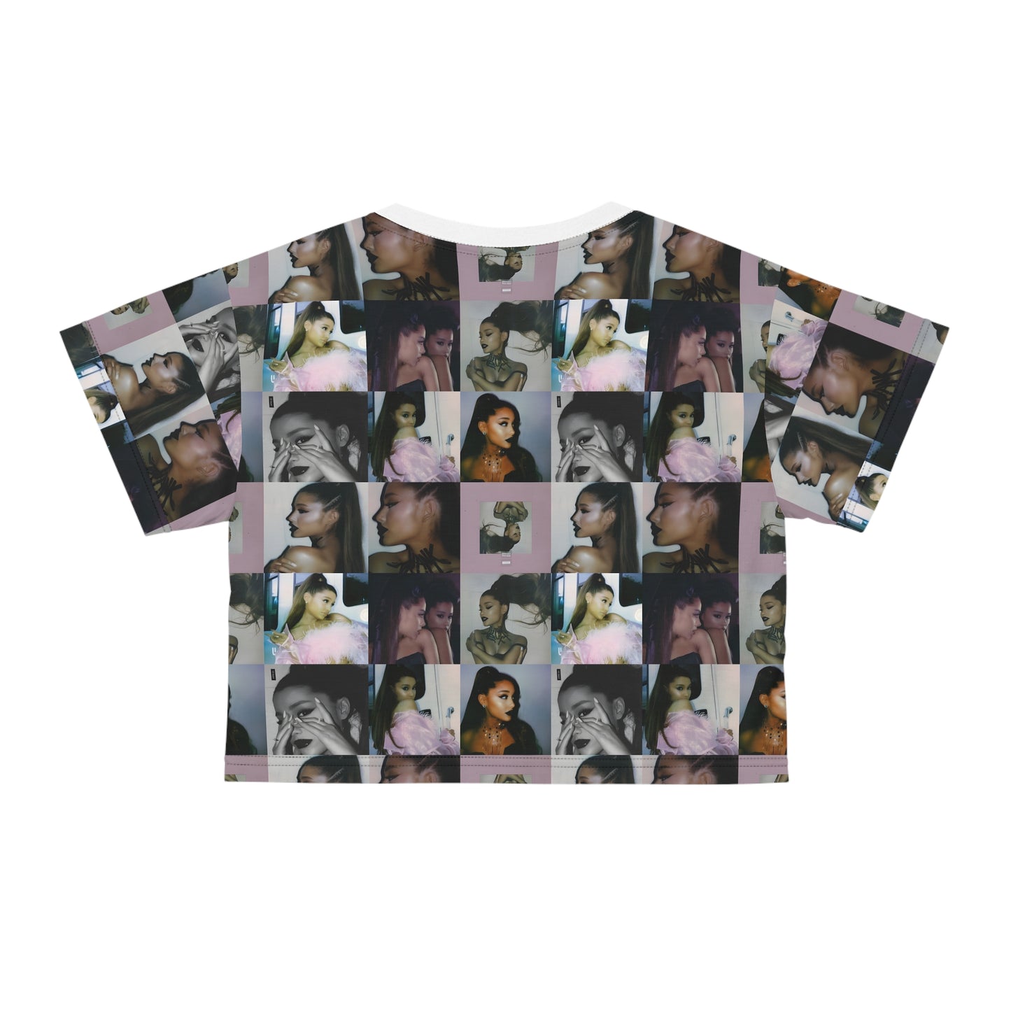 Ariana Grande Thank U Next Mosaic Crop Tee