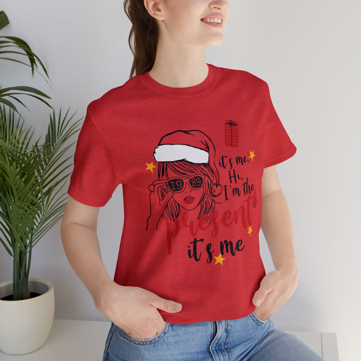 Taylor Swift I'm The Present Unisex Jersey Short Sleeve Tee Shirt