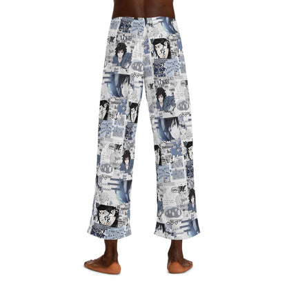 Demon Slayer Giyu Aesthetic Collage Men's Pajama Pants