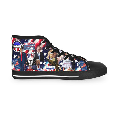 Donald Trump 2024 MAGA Montage Men's High Top Sneakers