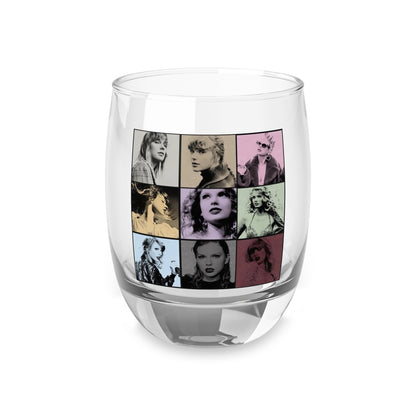 Taylor Swift Eras Collage Whiskey Glass