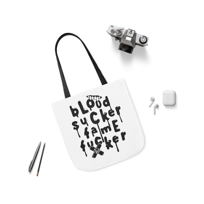 Olivia Rodrigo Blood Sucker Fame Fucker Polyester Canvas Tote Bag