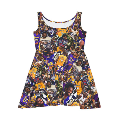 Kobe Bryant Career Moments Photo Collage Women's Skater Dress