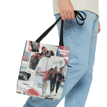 Jonas Brothers Happiness Begins Collage Tote Bag
