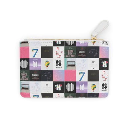 BTS Album Cover Art Collage Mini Clutch Bag