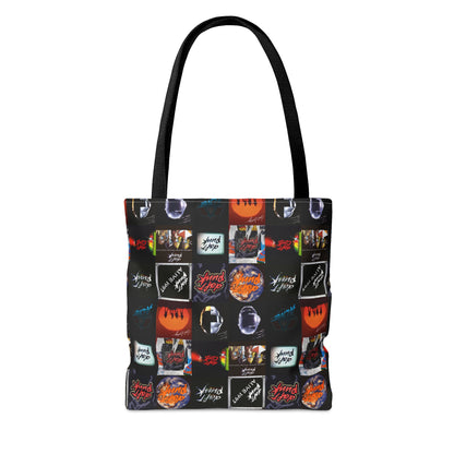 Daft Punk Album Cover Art Collage Tote Bag