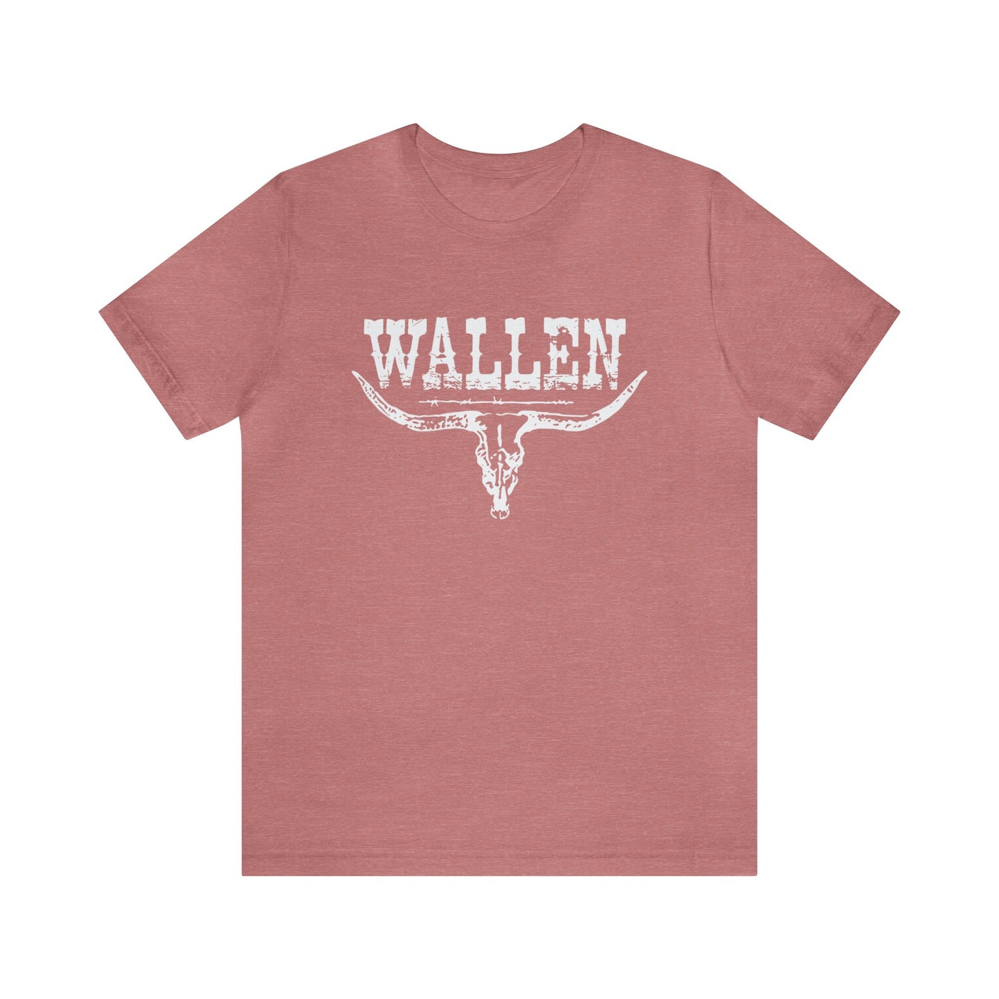 Morgan Wallen White Logo Unisex Jersey Short Sleeve Tee Shirt