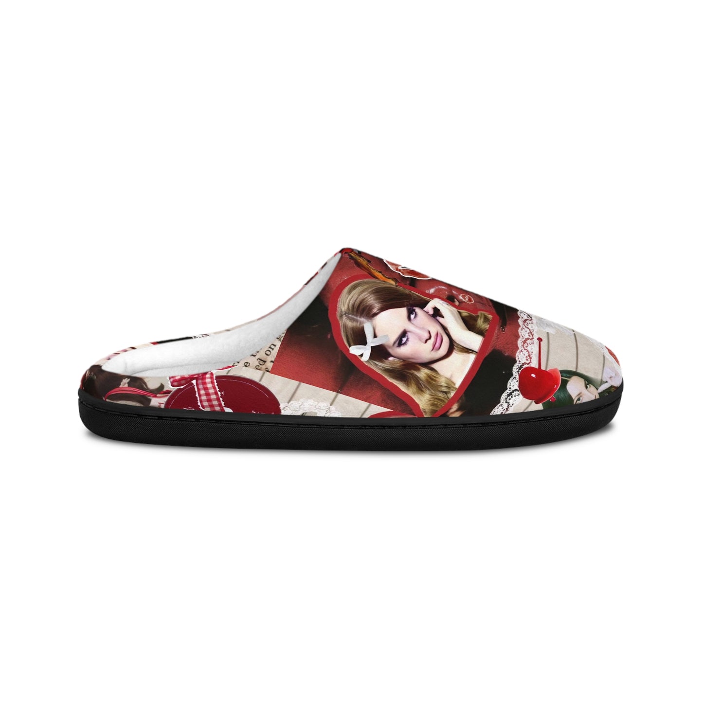 Lana Del Rey Cherry Coke Collage Women's Indoor Slippers