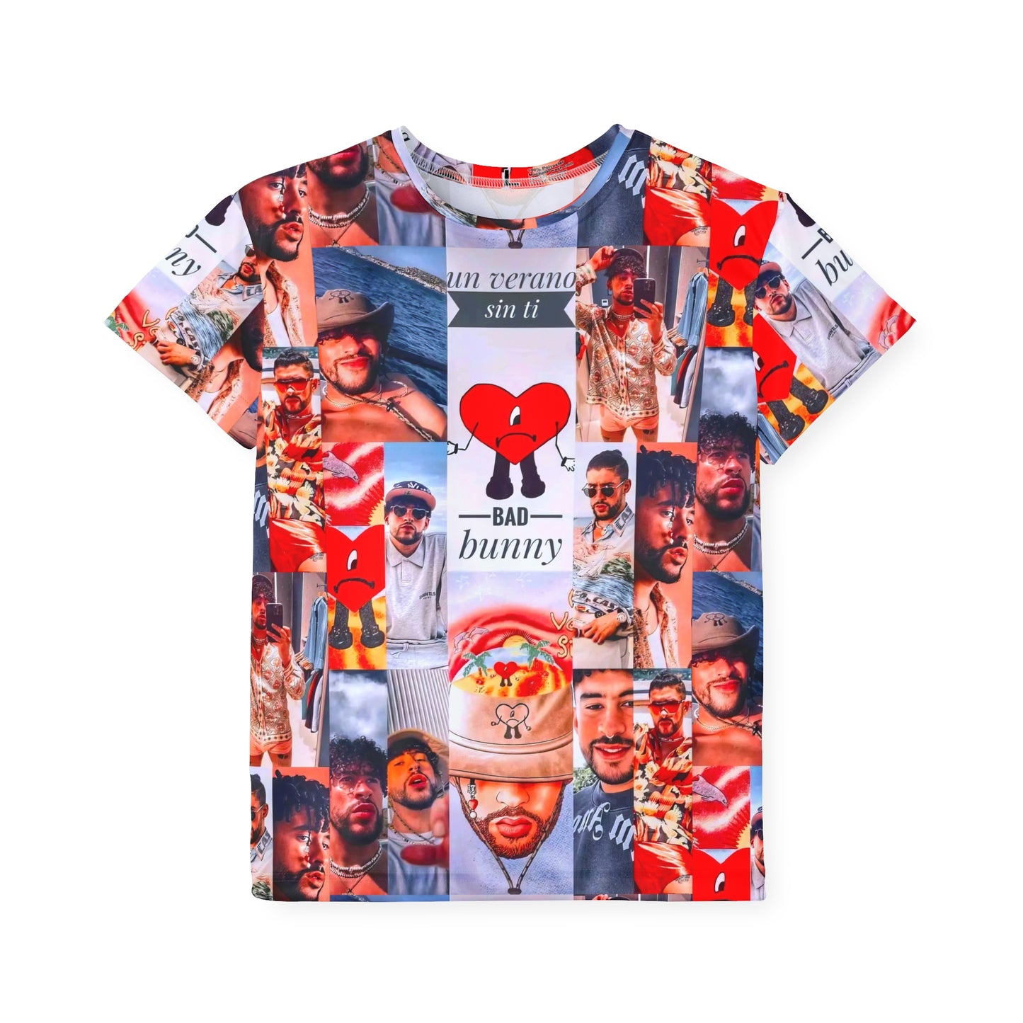 Bad Bunny Un Verano Sin Ti Photo Collage Kids Sports Jersey