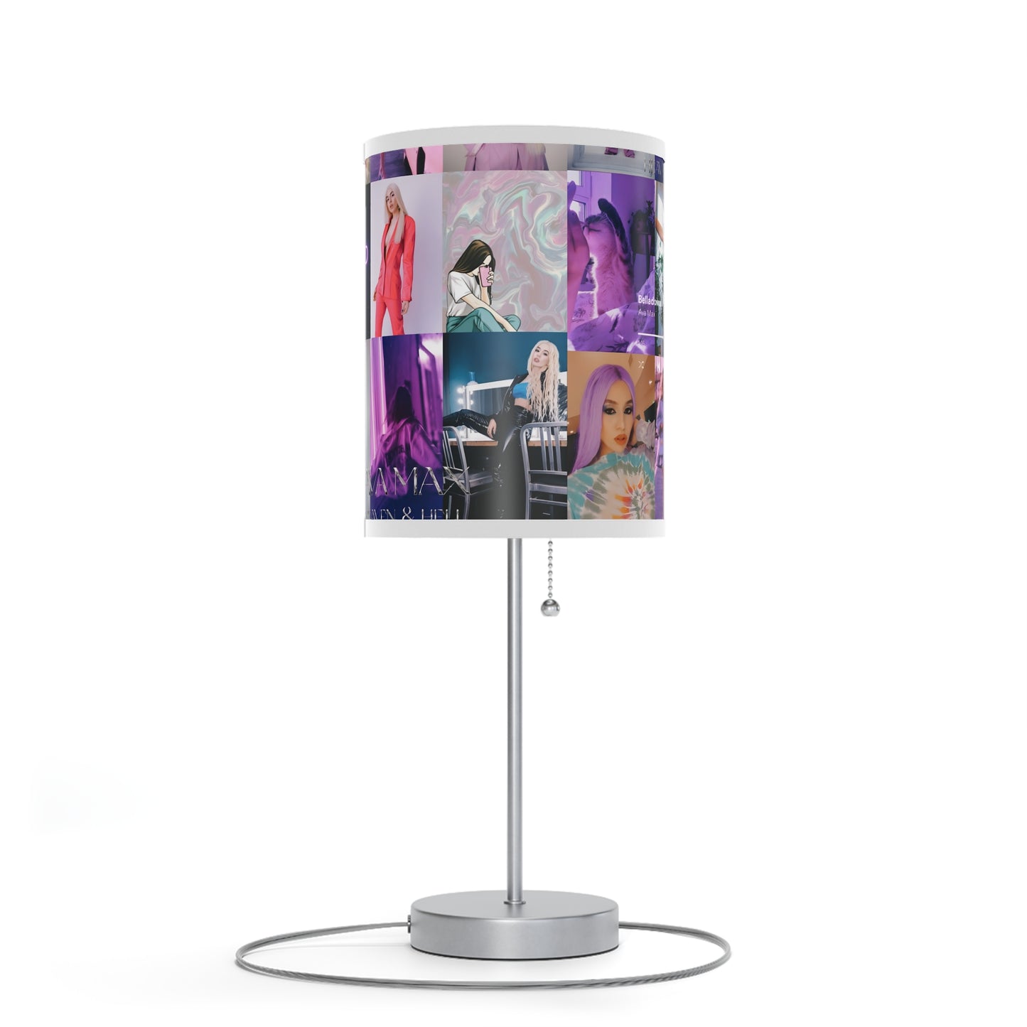 Ava Max Belladonna Photo Collage Lamp on a Stand