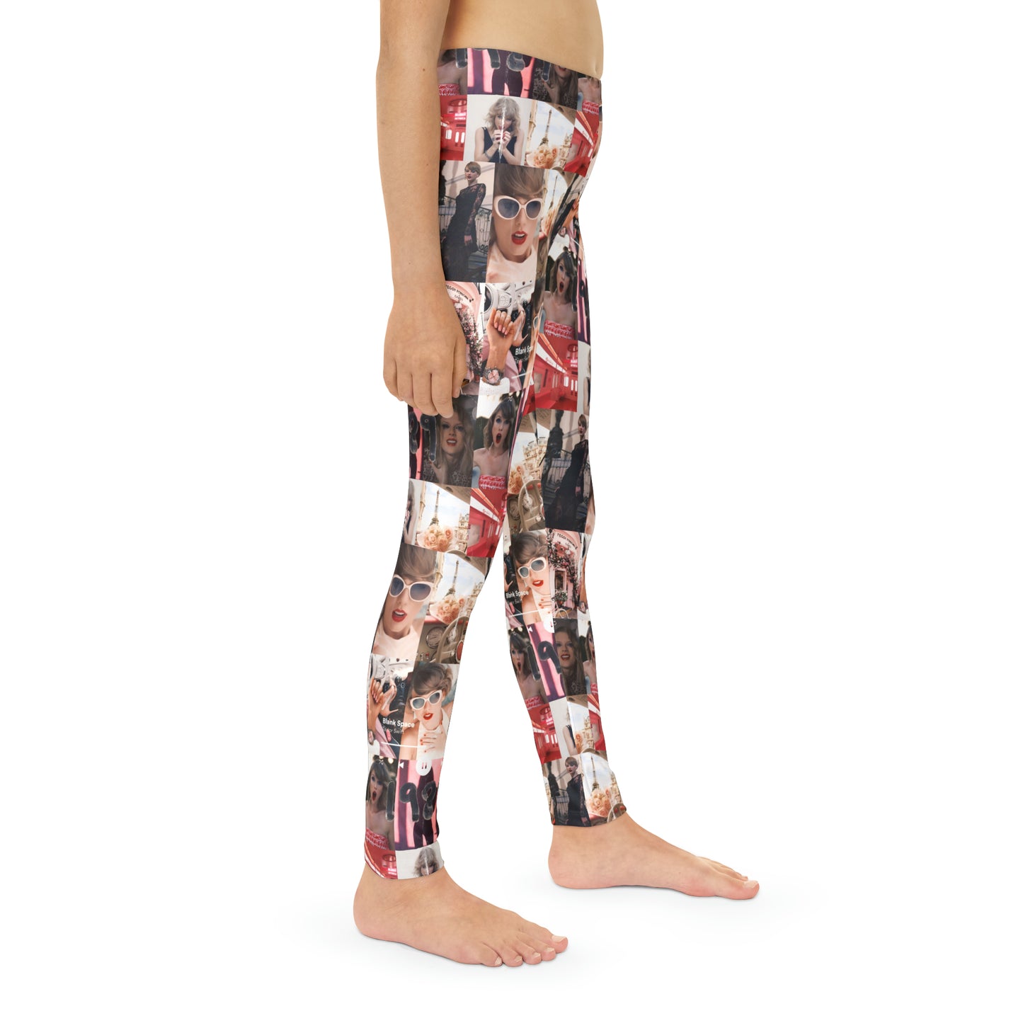 Taylor Swift 1989 Blank Space Collage Youth Full-Length Leggings