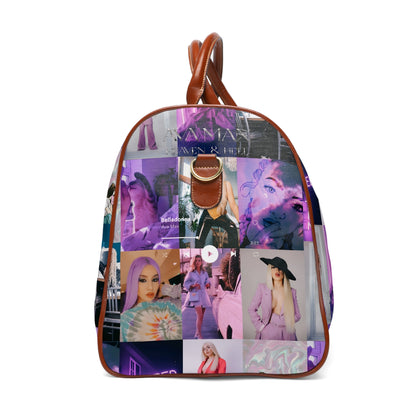 Ava Max Belladonna Photo Collage Waterproof Travel Bag