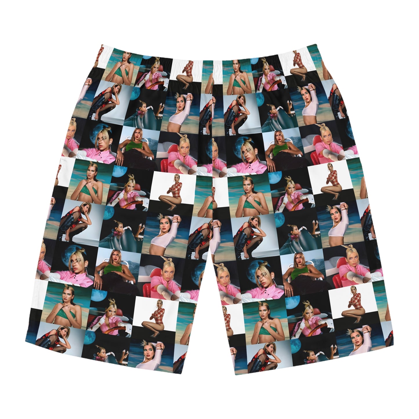 Dua Lipa Future Nostalgia Mosaic Men's Board Shorts