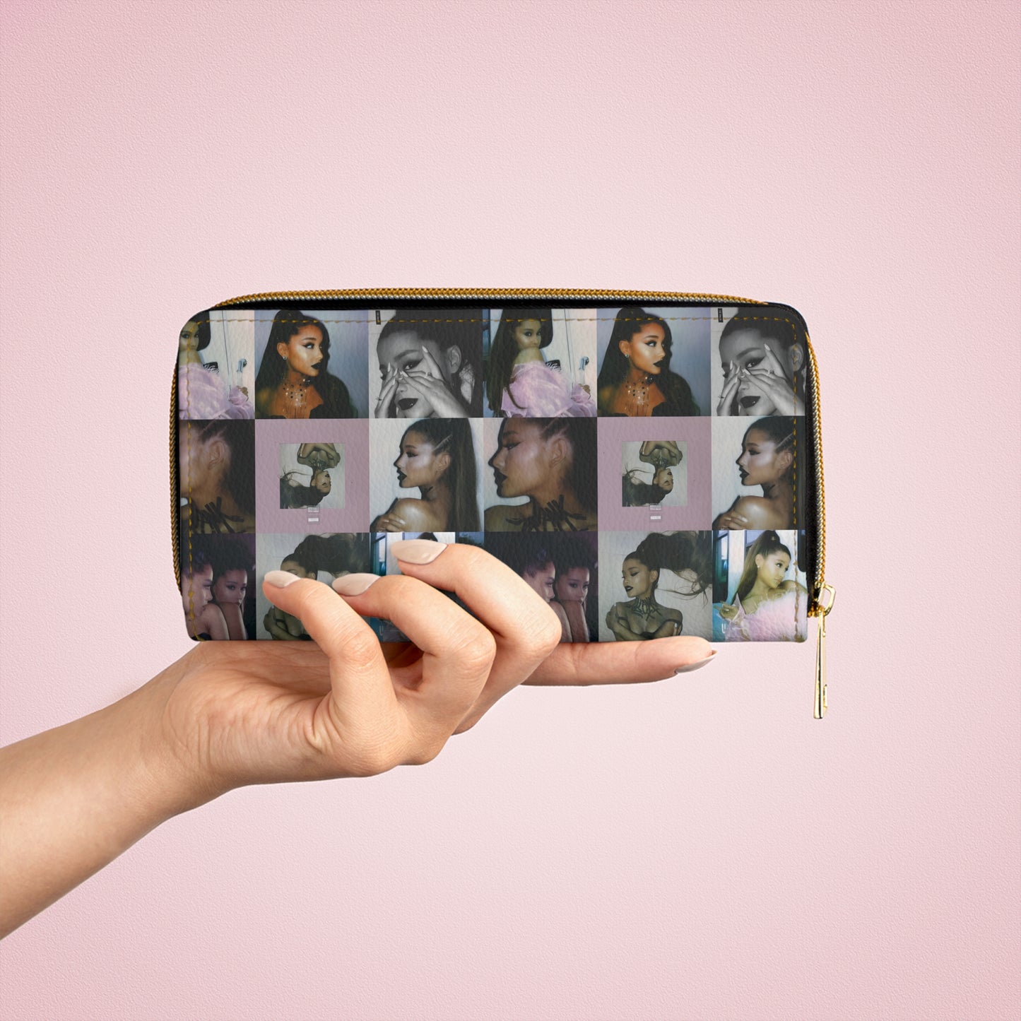 Ariana Grande Thank U Next Mosaic Zipper Wallet