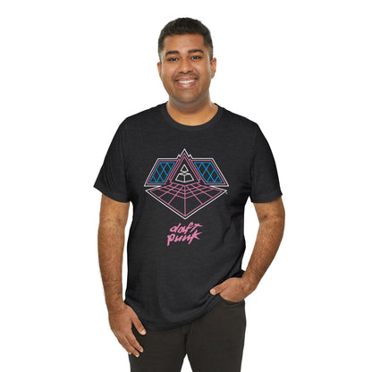 Daft Punk Alive 2007 Logo Unisex Jersey Short Sleeve Tee Shirt