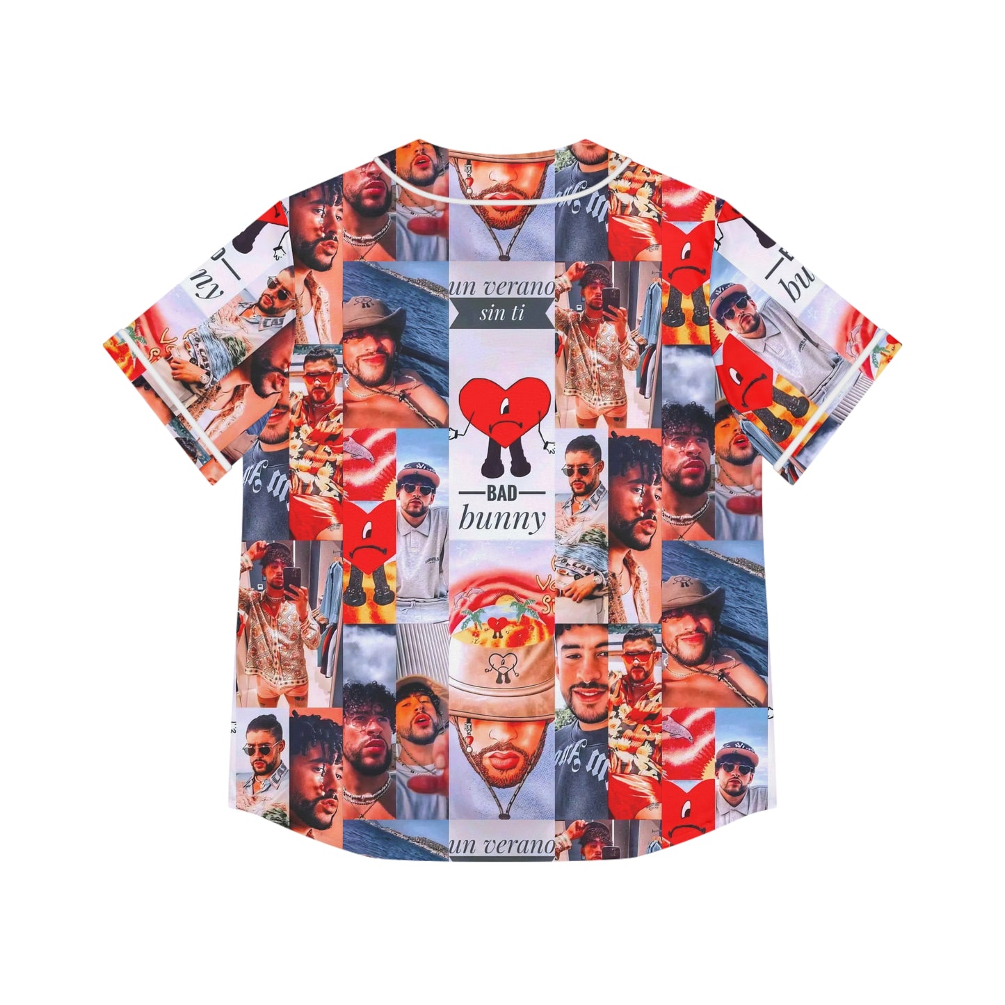 Bad Bunny Un Verano Sin Ti Photo Collage Women's Baseball Jersey