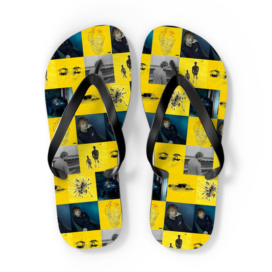 Ed Sheeran Subtract Mosaic Flip Flops