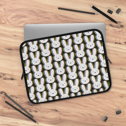 Bad Bunny Logo Pattern Laptop Sleeve