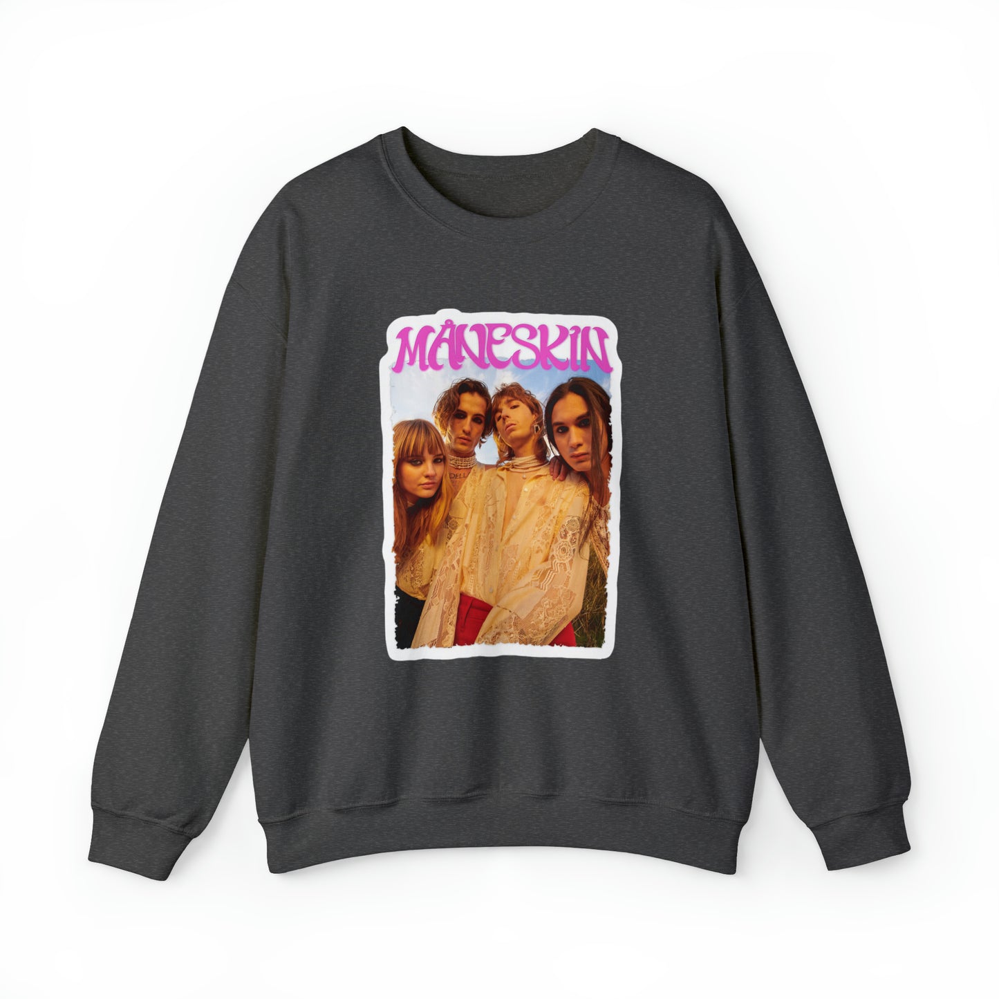 Måneskin Group Photo Unisex Heavy Blend Crewneck Sweatshirt