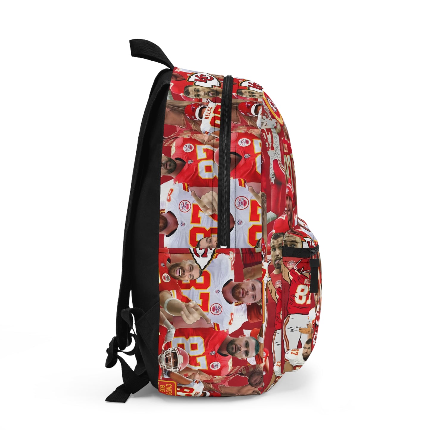 Travis Kelce Chiefs Red Collage Backpack