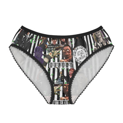 Beetlejuice Strange And Unusual Collage Women's Briefs