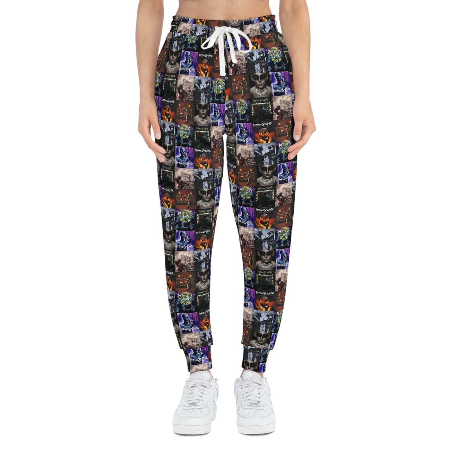 Motionless In White Album Cover Collage Athletic Jogger Sweatpants