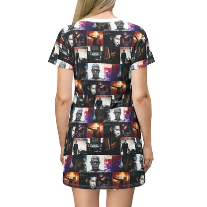 Usher Album Cover Art Mosaic T-Shirt Dress