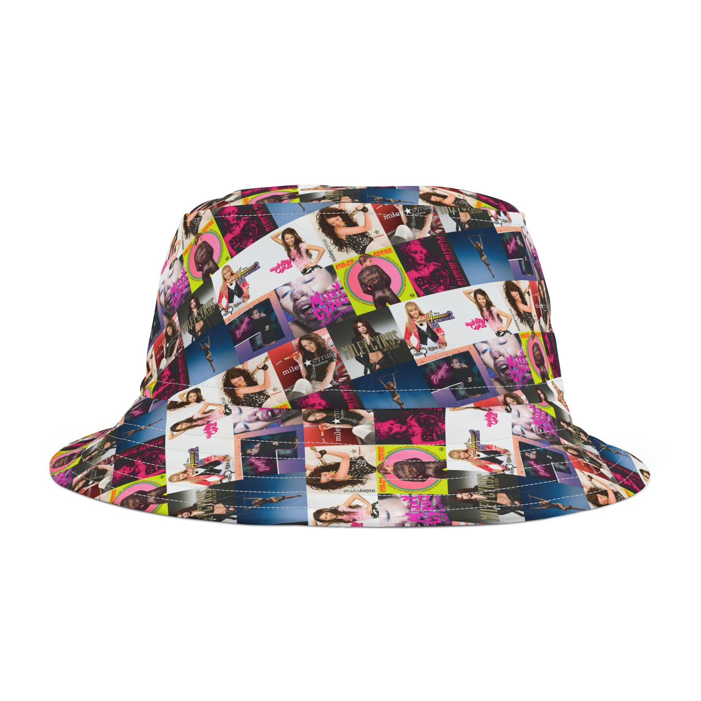 Miley Cyrus Album Cover Collage Bucket Hat