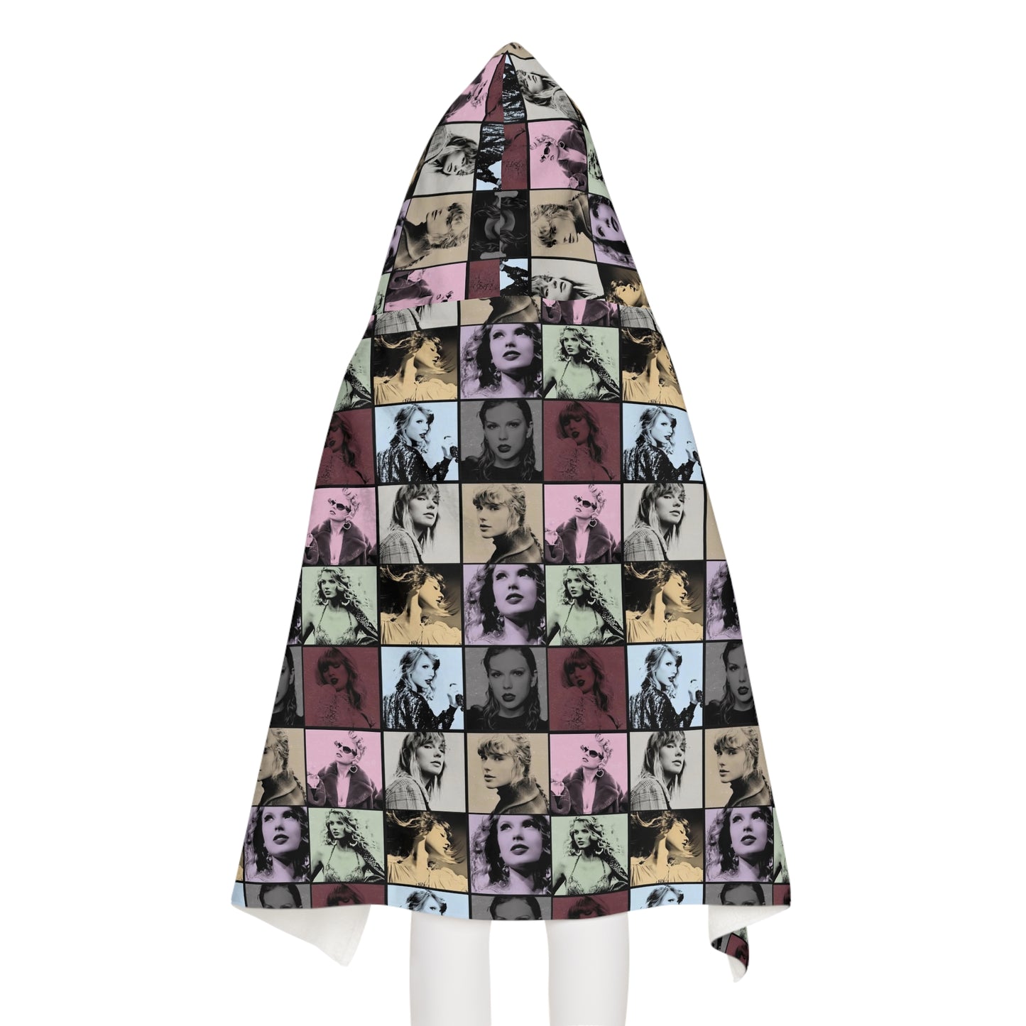 Taylor Swift Eras Collage Youth Hooded Towel