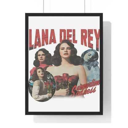 Lana Del Rey Summertime Sadness Framed Print