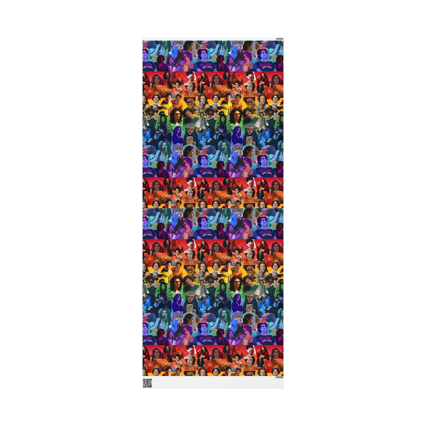 Conan Grey Rainbow Photo Collage Gift Wrapping Paper