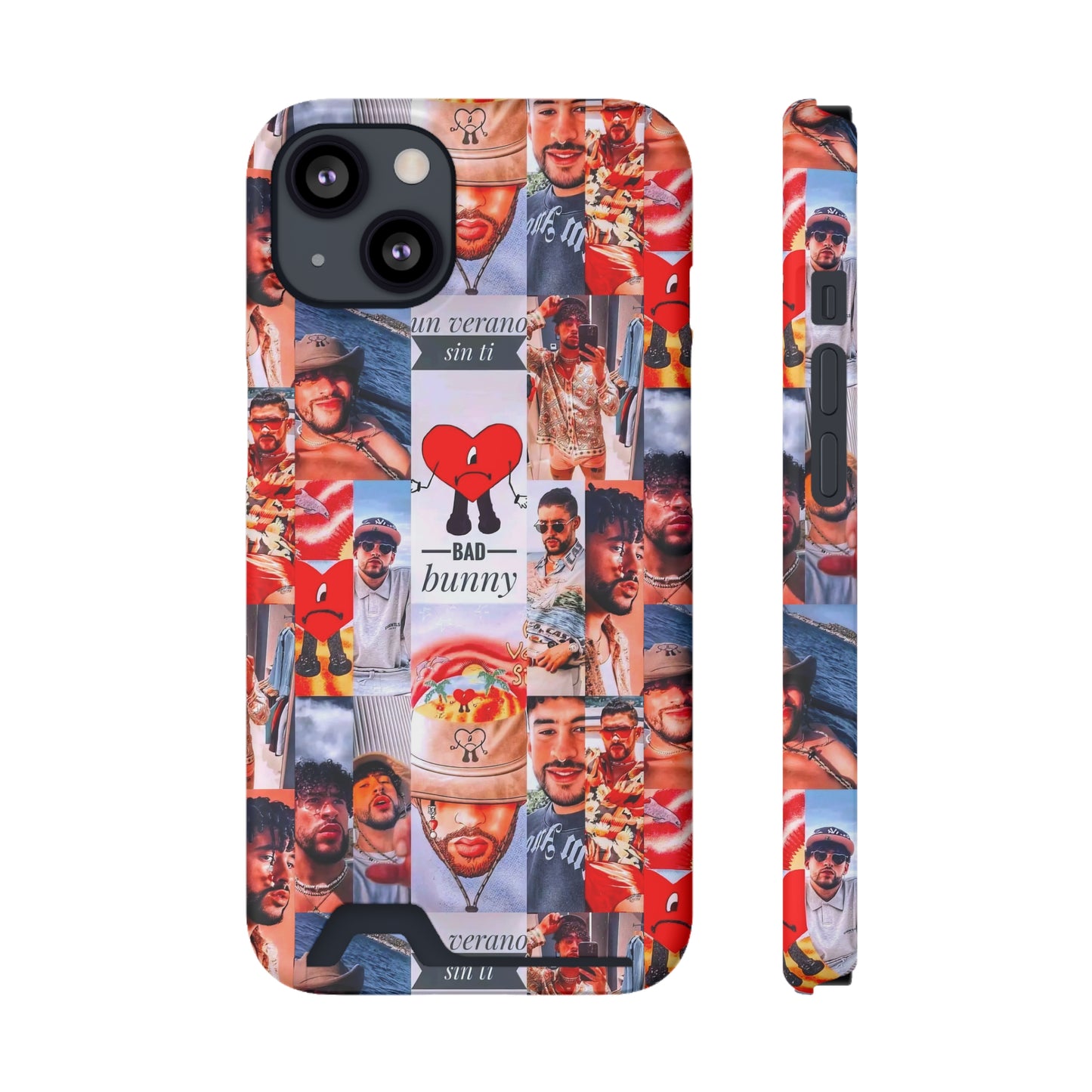 Bad Bunny Un Verano Sin Ti Photo Collage Phone Case With Card Holder