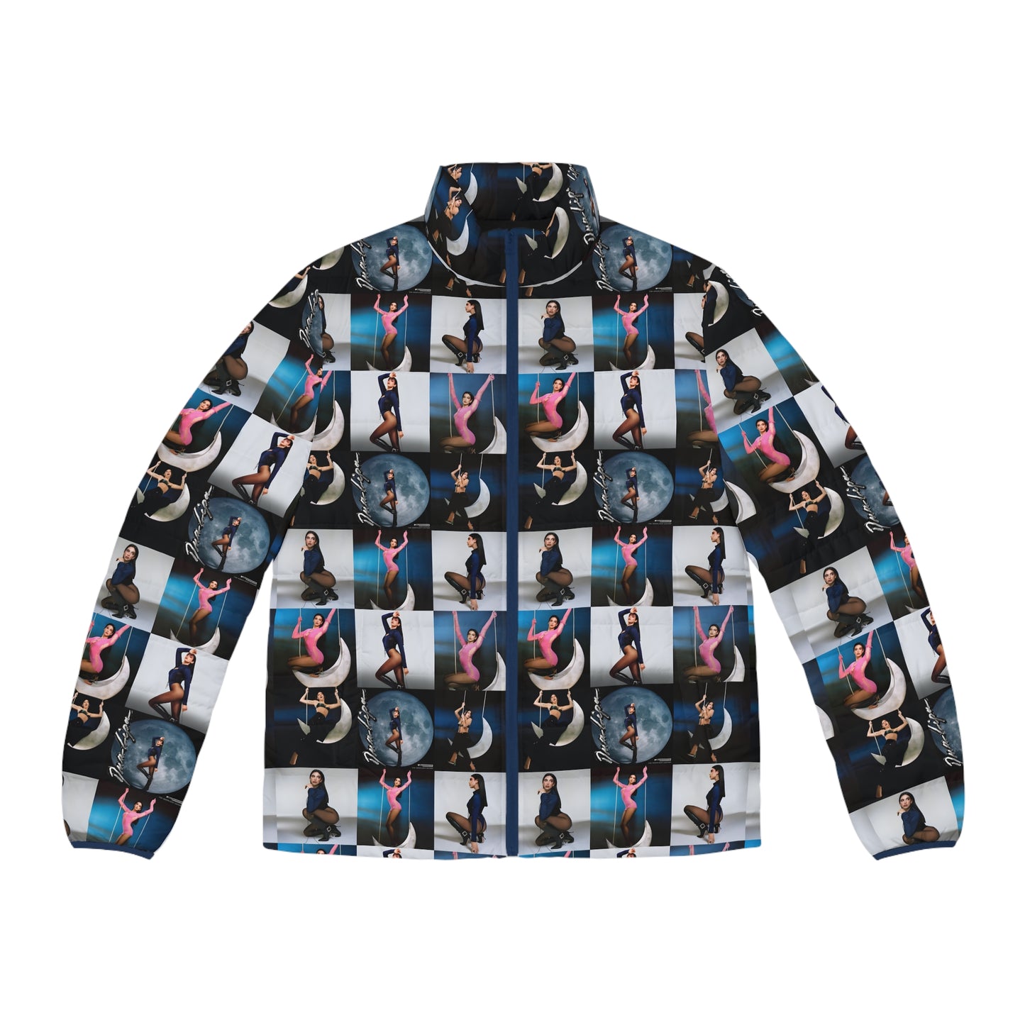 Dua Lipa Future Nostalgia Moonlight Mosaic Men's Puffer Jacket