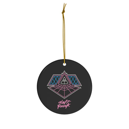 Daft Punk Alive 2007 Logo Ceramic Ornament