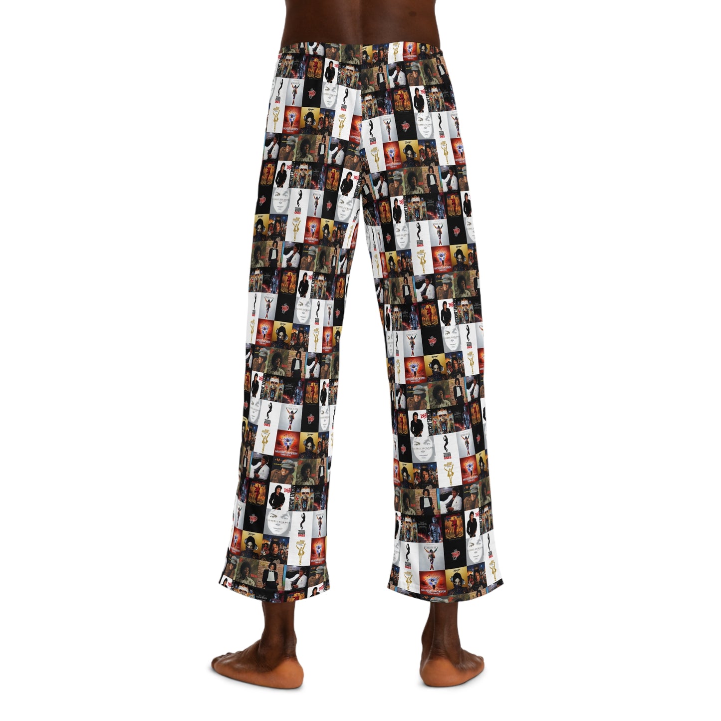 Michael Jackson Album Cover Collage Men's Pajama Pants