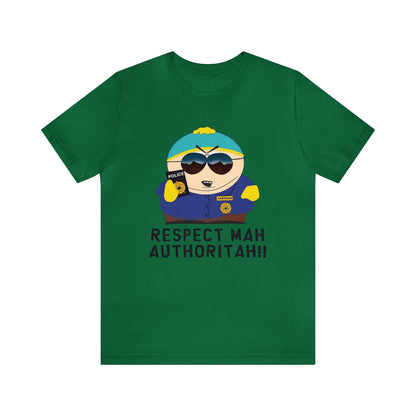 South Park Cartman Respect Mah Autheritah! Unisex Jersey Short Sleeve Tee