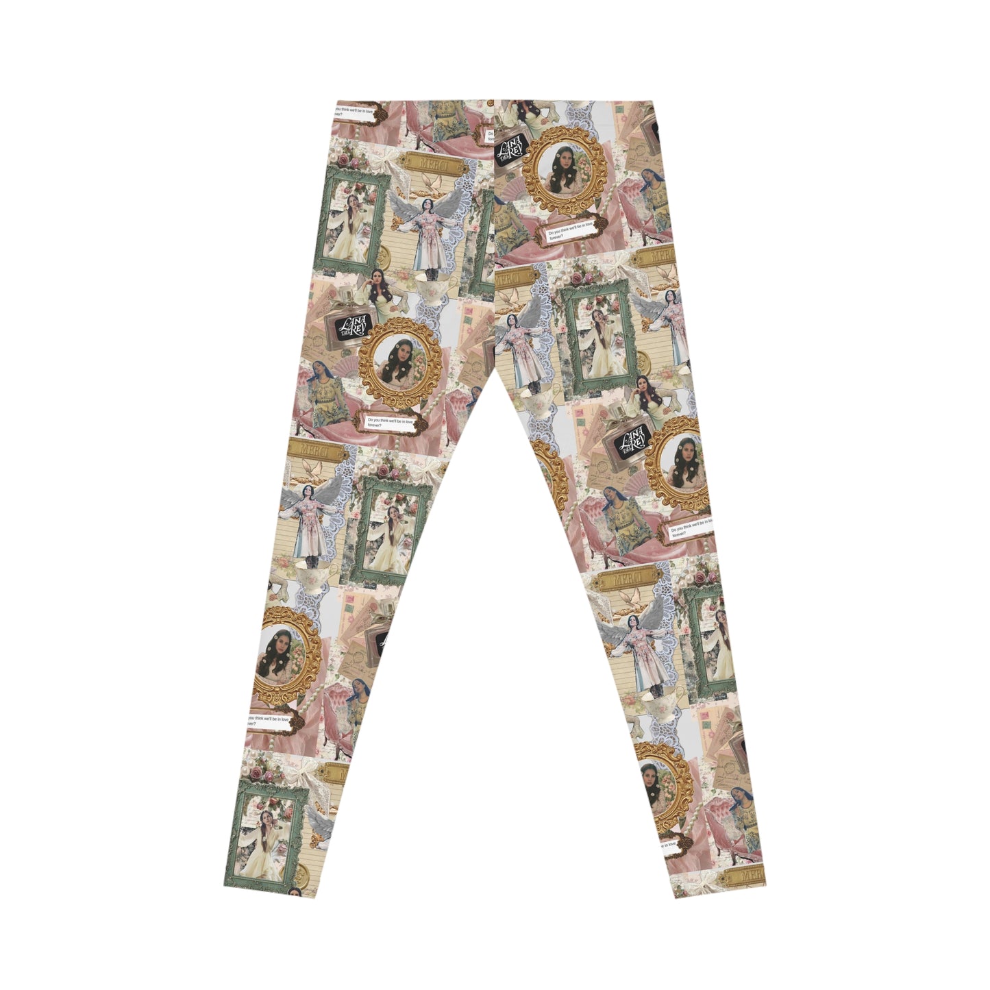 Lana Del Rey Victorian Collage Women's Casual Leggings