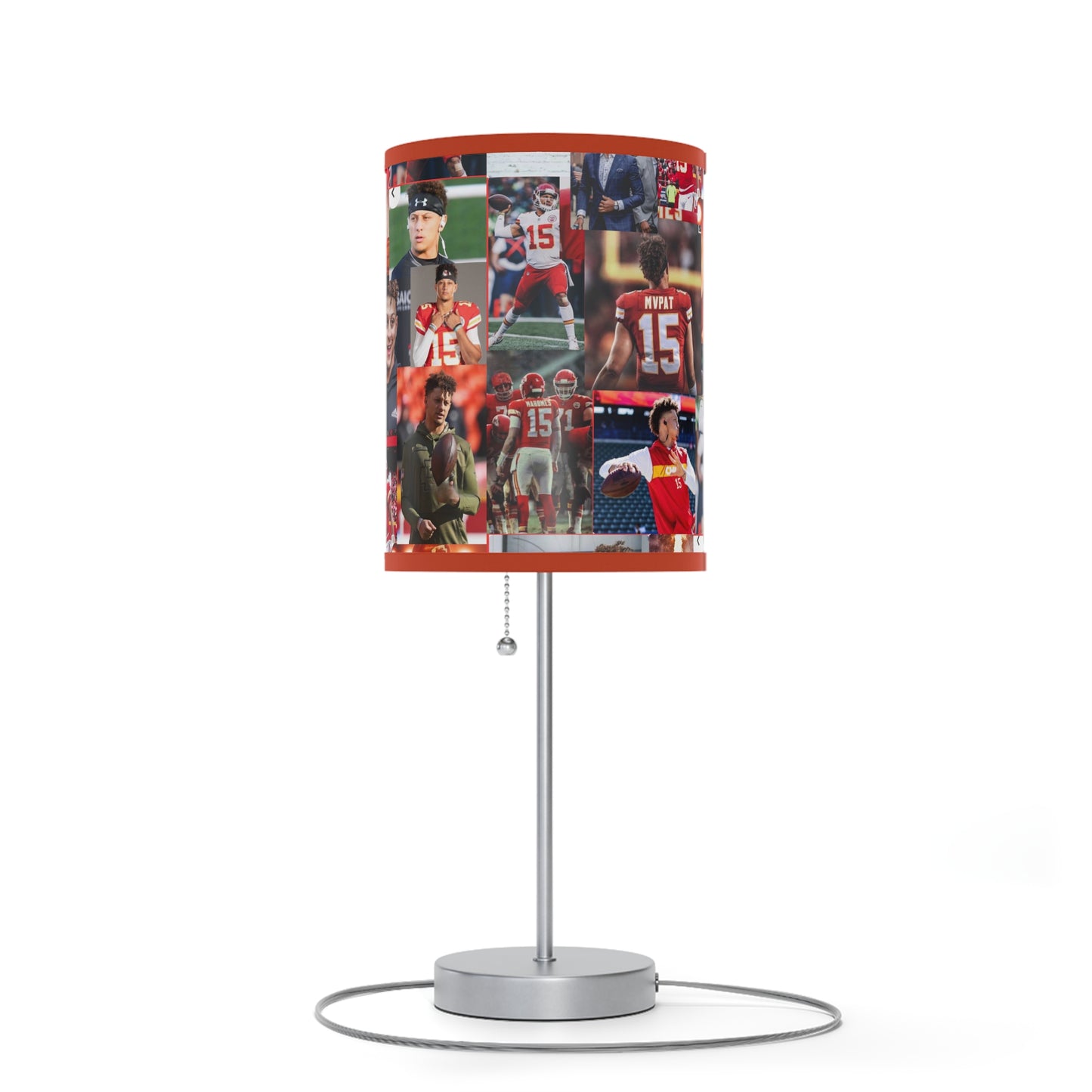 Patrick Mahomes Chiefs MVPAT Photo Collage Lamp on a Stand