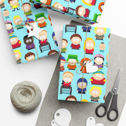 South Park School Kids Ensemble Gift Wrap Paper