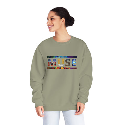 Muse Album Art Letters Unisex NuBlend Crewneck Sweatshirt