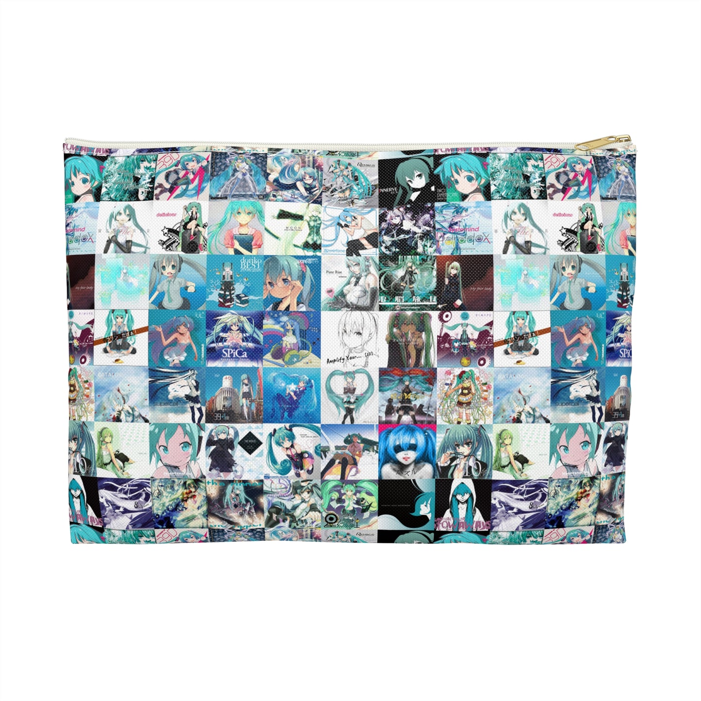 Hatsune Miku Album Cover Collage Accessory Pouch