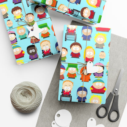 South Park School Kids Ensemble Gift Wrap Paper