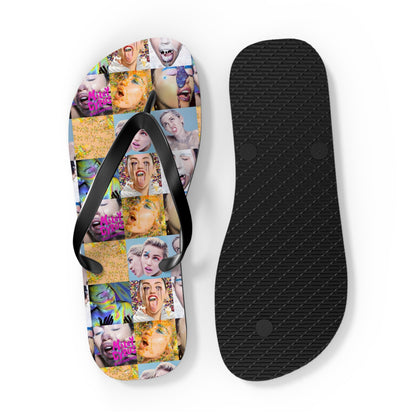 Miley Cyrus & Her Dead Petz Mosaic Flip Flops