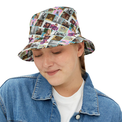 Taylor Swift Album Art Collage Bucket Hat