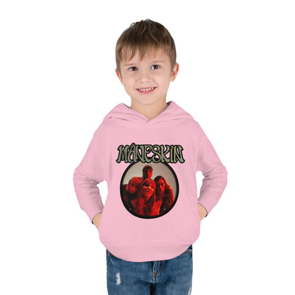 Måneskin Circular Group Photo Toddler Pullover Fleece Hoodie