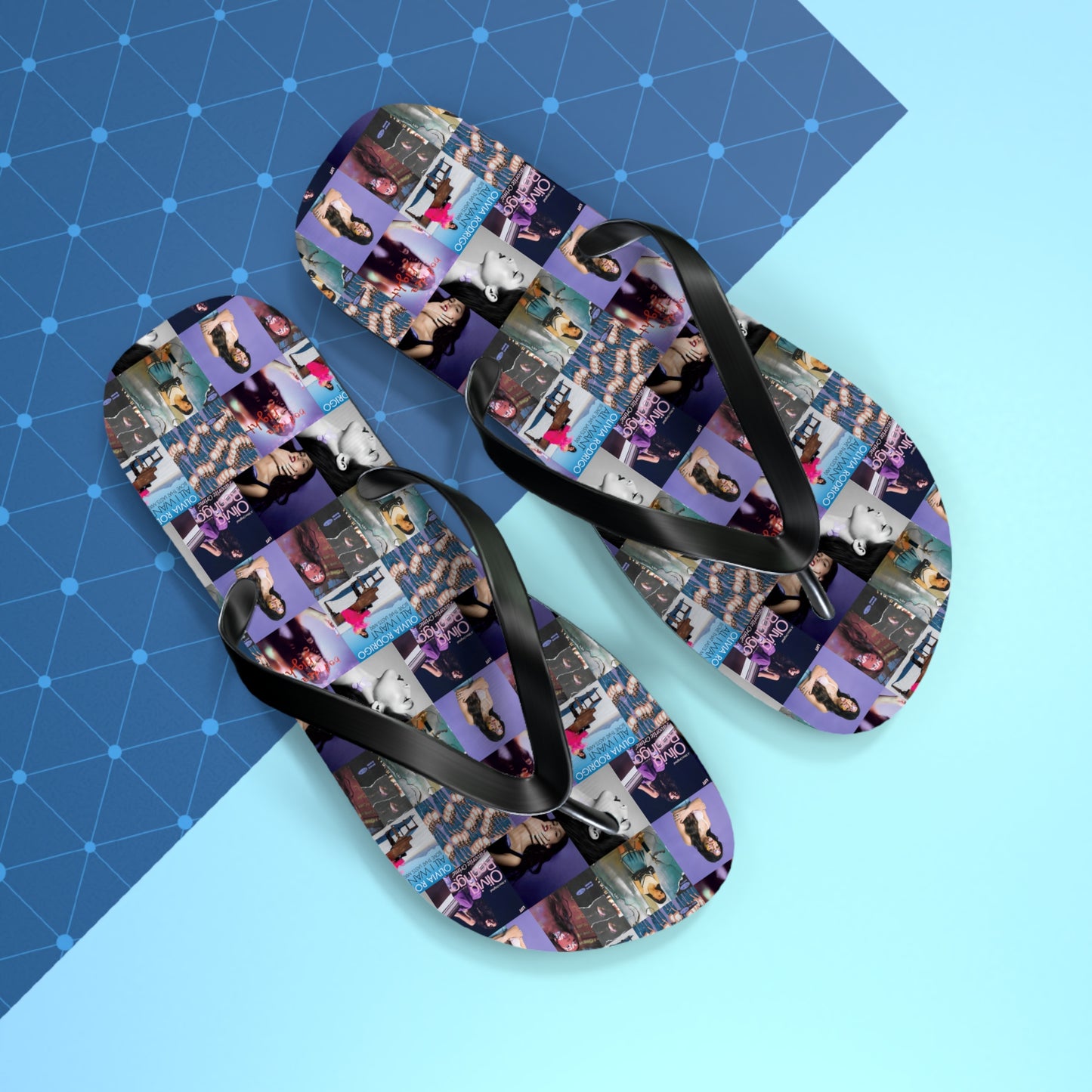 Olivia Rodrigo Album Cover Art Collage Flip Flops